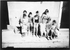 Adèle, Thiphaine, Célia, Jeanne, Léo, Claire, Adil et Julie à Dun, 30 août 08