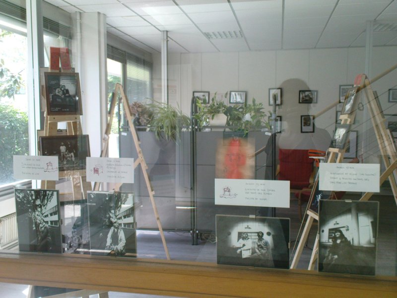 vue de l'expo au Cned